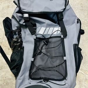 Gray and Black Backpack